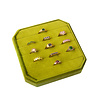 Velvet ring display box Olive green