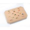 Velvet ring display box Beige large