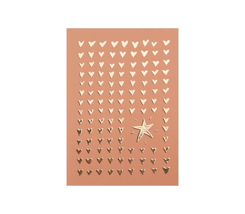 Postcard Hearts