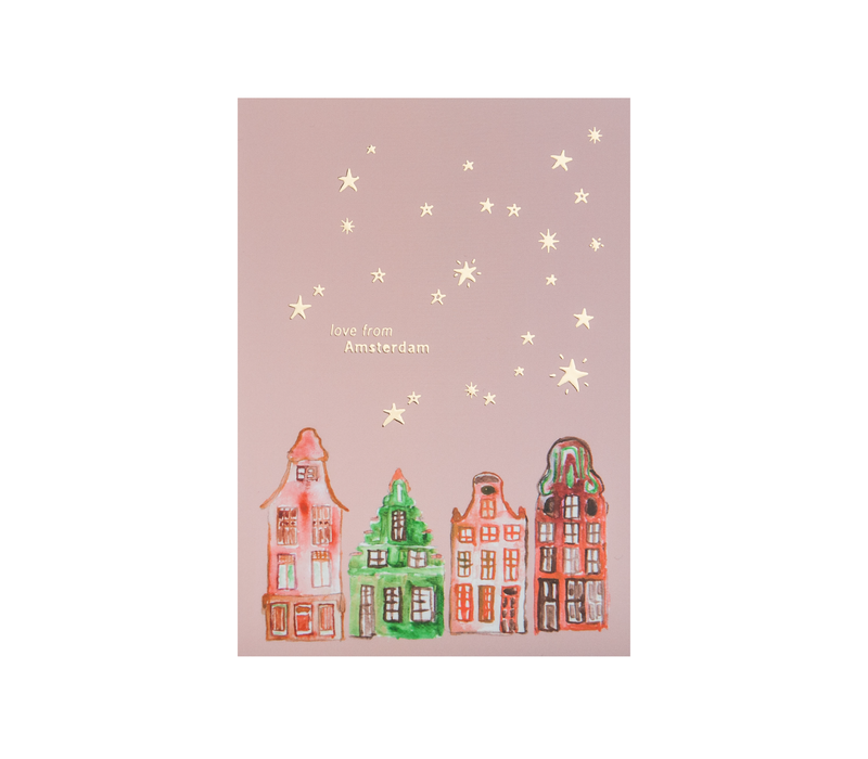 Postcard - Love from Amsterdam