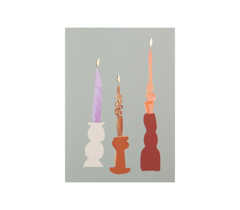 Postcard - Candles