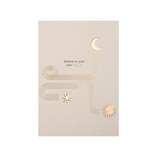 Postcard Believe in your own magic 