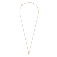 Amour Goldplated Necklace Ovals Small Lime