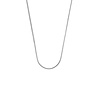All the Luck in the World Essentials Silverplated Ketting Ronde Slangen