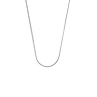 Essentials Silverplated Ketting Ronde Slangen