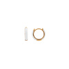 Bloom Goldplated Earring White