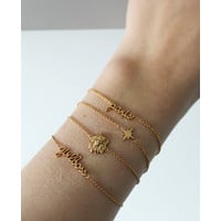 Urban Goldplated Bracelet Girlboss