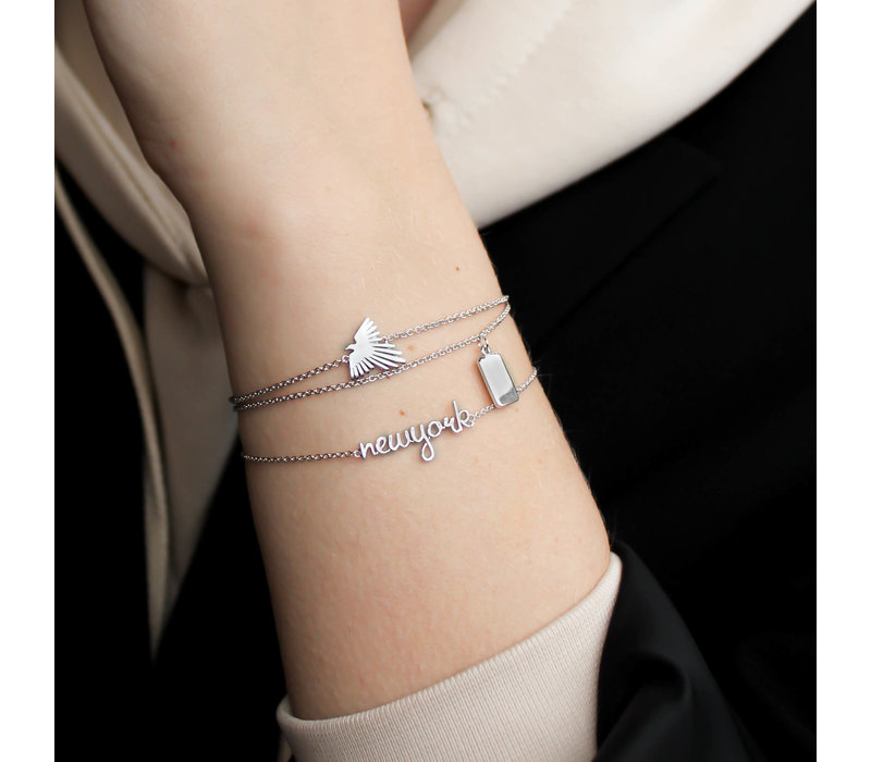 Souvenir Silverplated Armband Adelaar