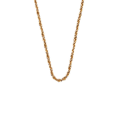 Essentials Goldplated Necklace Twisted Big 