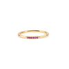 All the Luck in the World Jolie Ring Goldplated Sterling Silver Kleine Stippen Roze