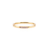 Jolie Ring Goldplated Sterling Silver Kleine Stippen Amethist