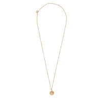 Aimé Goldplated Ketting Cirkel Lila Oog