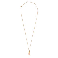 Aimé Goldplated Necklace Snake Lilac Black