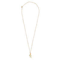 Aimé Goldplated Ketting Slang Groen Oranje