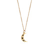 All the Luck in the World Aimé Goldplated Ketting Maan Ster Zwart