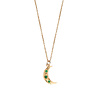 All the Luck in the World Aimé Goldplated Ketting Maan Ster Groen