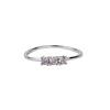 Jolie Ring Sterling Silver Bar Amethyst