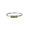 Jolie Ring Sterling Silver Bar Peridot