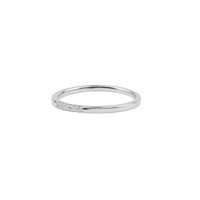 Jolie Ring Sterling Silver Kleine Stippen Wit