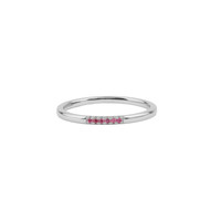 Jolie Ring Sterling Silver Kleine Stippen Roze