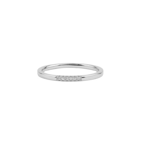 Jolie Ring Sterling Silver Kleine Stippen Appel Groen 