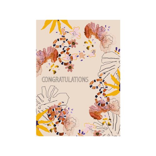 Card Congratulations Flowers 