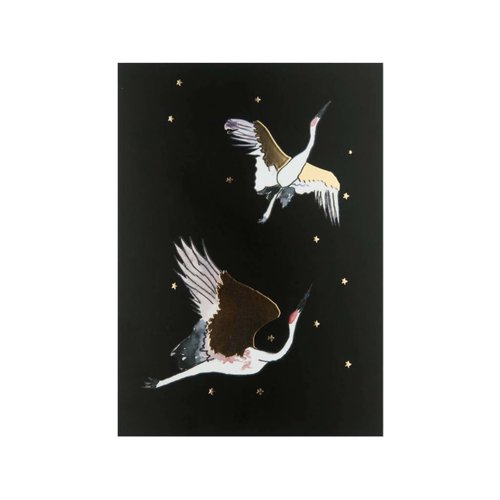 Postcard - Cranes 