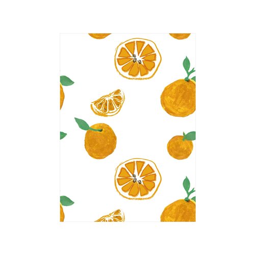 Postcard  Juicy orange 