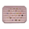 Velvet ring display box Lilac large