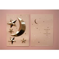 Moon and stars set