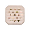 All the Luck in the World Fluweel ring display box pastel roze