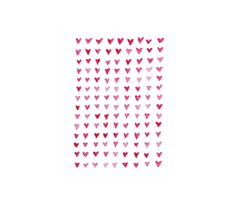 Postcard - Hearts