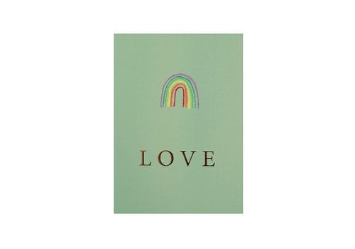 All the Luck in the World Card Rainbow Love