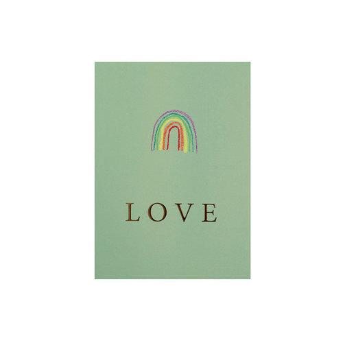 Card Rainbow Love 