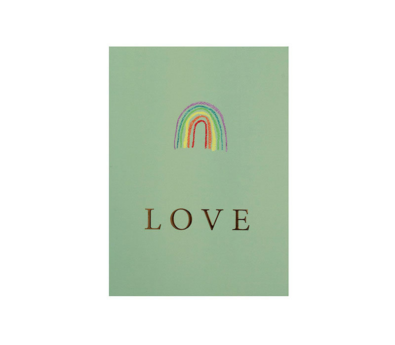 Postcard - Rainbow Love