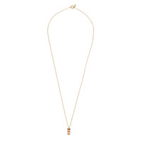 Bella Goldplated Ketting Bar Beige