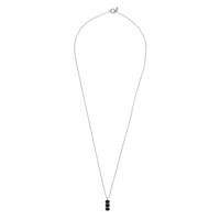 Bella Silverplated Ketting Bar Zwart