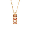 All the Luck in the World Bella Goldplated Necklace Bar Beige