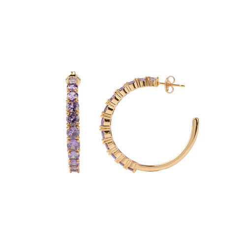 Aimé Goldplated  Hoop Big Gem 