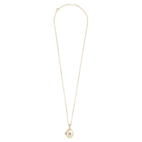 Sunlight Goldplated Ketting Medaillon Roze Ster