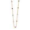 All the Luck in the World Sunlight Goldplated Necklace Zirconia Multi Stones