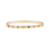 All the Luck in the World Sunlight Goldplated Bangle Flower Multi