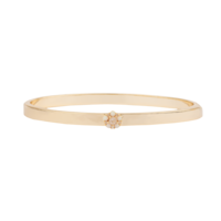 Sunlight Goldplated Bangle Single Flower Opal