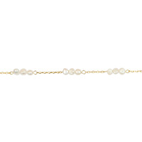 Sunlight Goldplated Bracelet Three Pearls