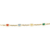 All the Luck in the World Sunlight Goldplated Bracelet Multi Zirconia Stones