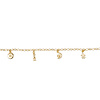 All the Luck in the World Sunlight Goldplated Bracelet Tiny Opal Charms