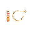 Sunlight Goldplated Hoops Enamel Ombre Pin