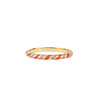 Sunlight Goldplated Ring Enamel Twee Kleuren Swirl Klein