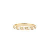 Sunlight Goldplated Ring Enamel Sparkling Swirl Klein