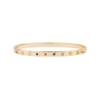 Sunlight Goldplated Bangle Stars Multi